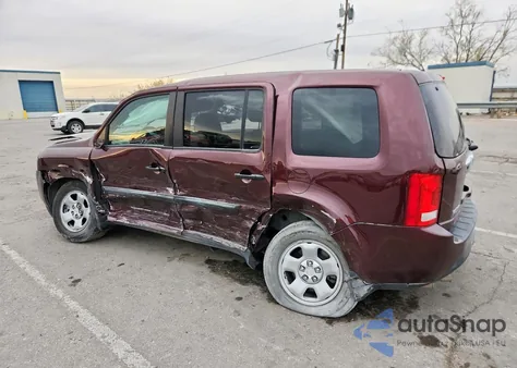 2014 Honda Pilot Lx из США, поврежденный, VIN 5FNYF4H27EB050854